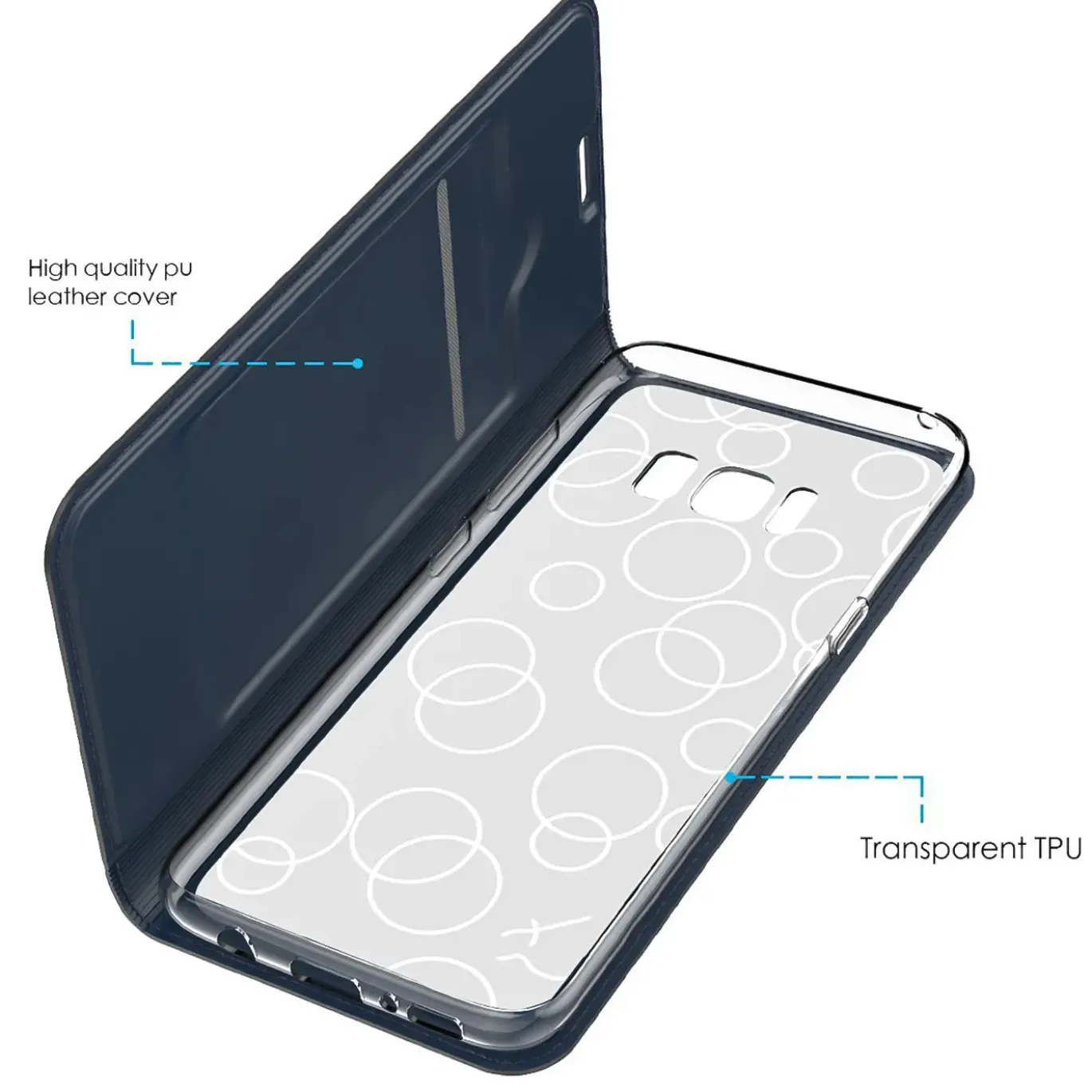 Samsung Galaxy S8 - Booklet Case mit Magnetverschluss