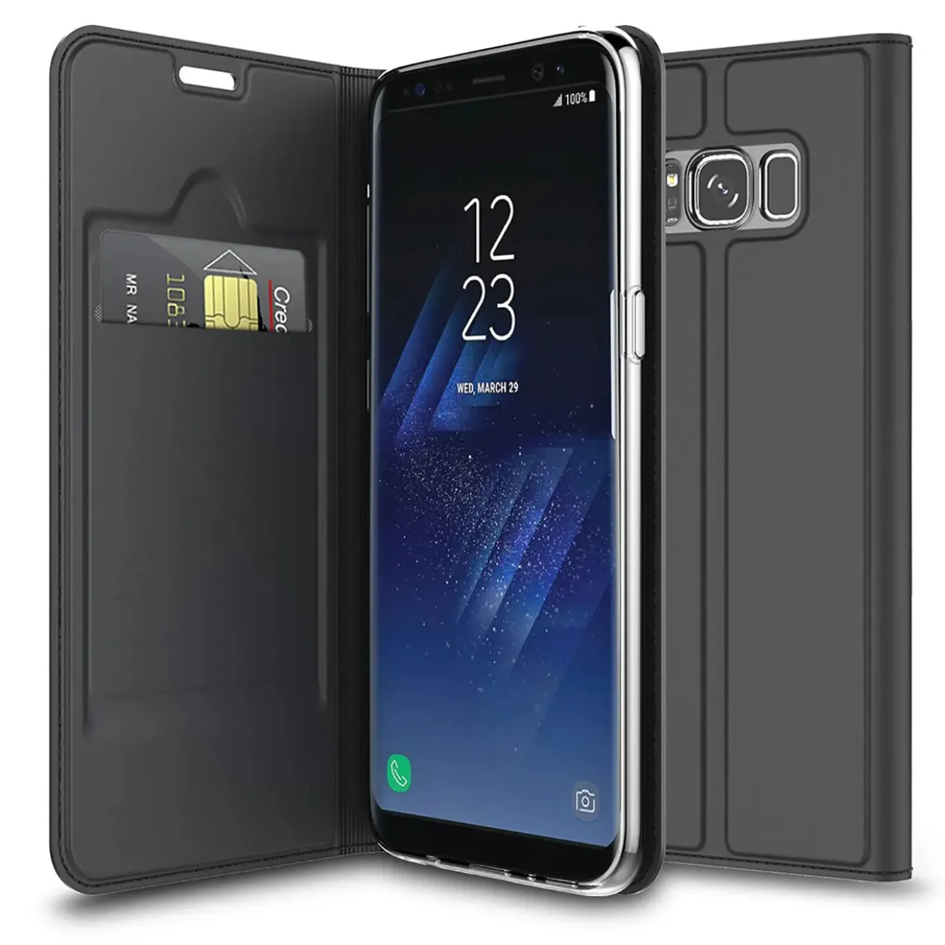 Samsung Galaxy S8 - Booklet Case mit Magnetverschluss