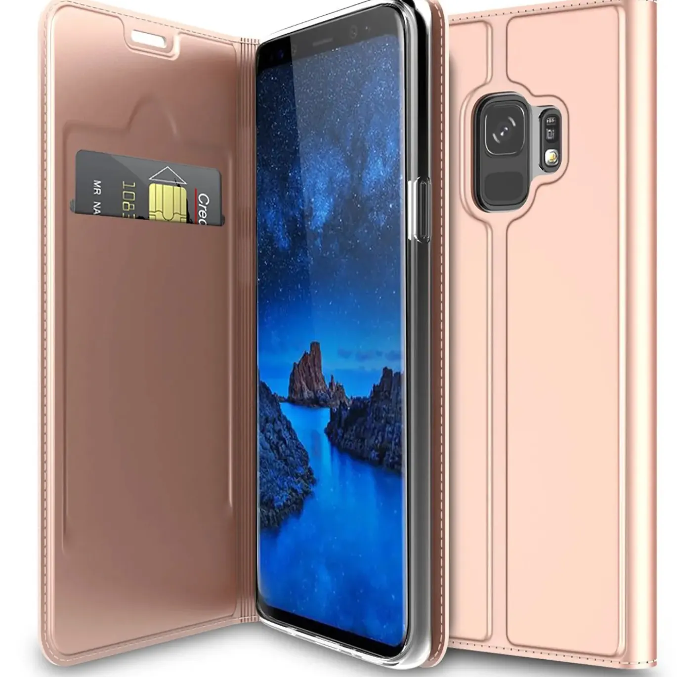 Samsung Galaxy S9 - Booklet Case mit Magnetverschluss