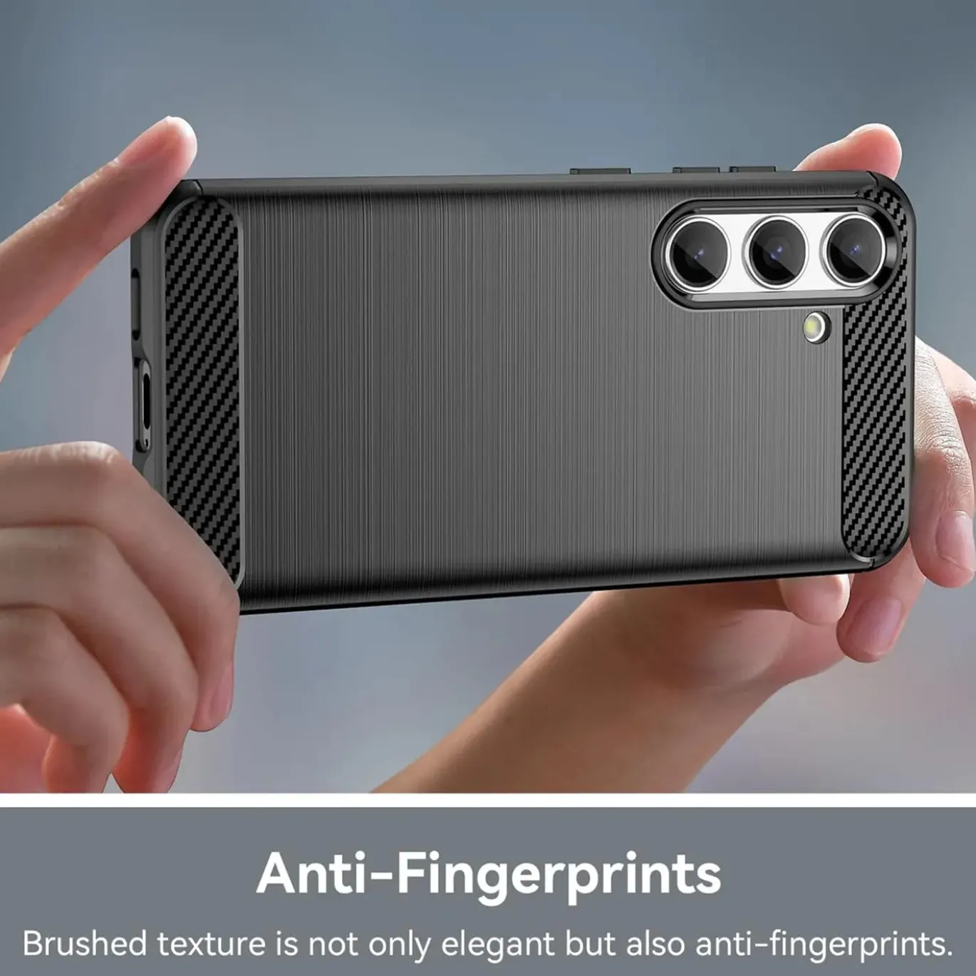 Samsung Galaxy S24 - Carbon Case Hülle, stoßfest
