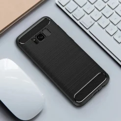 Samsung Galaxy S8 - Carbon Case Hülle, stoßfest