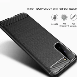 Samsung Galaxy S21 - Carbon Case Hülle, stoßfest