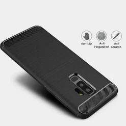 Samsung Galaxy S9 - Carbon Case Hülle, stoßfest