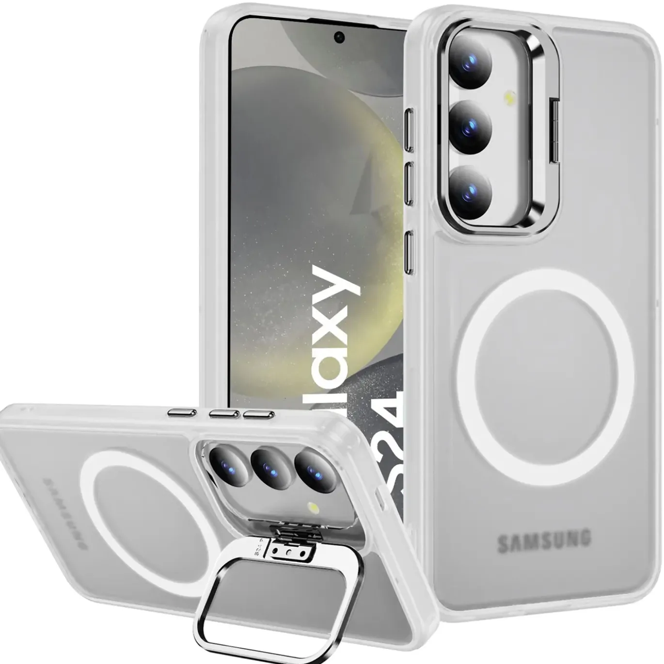 Samsung Galaxy S24 - Farbige MagSafe Hülle mit Ring