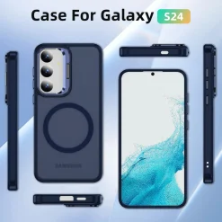 Samsung Galaxy S24 - Farbige MagSafe Hülle mit Ring