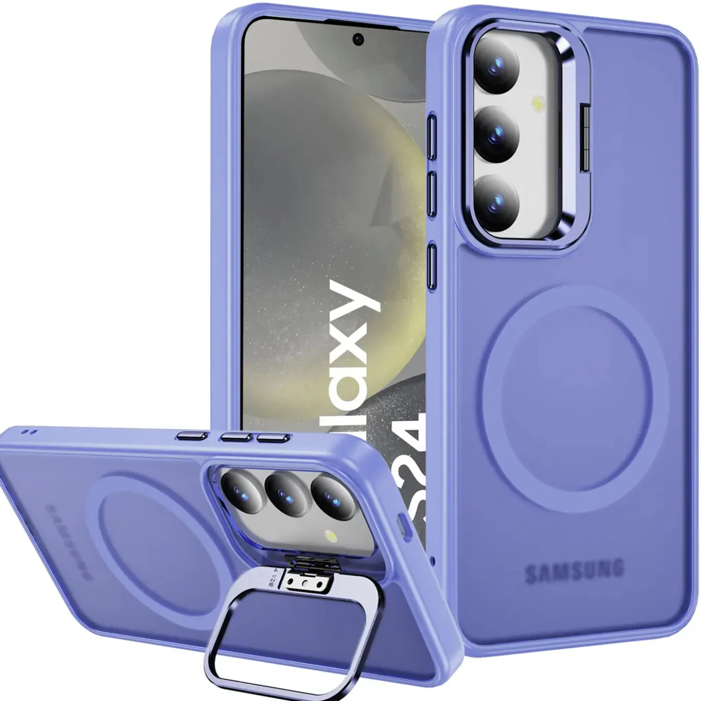 Samsung Galaxy S24 - Farbige MagSafe Hülle mit Ring