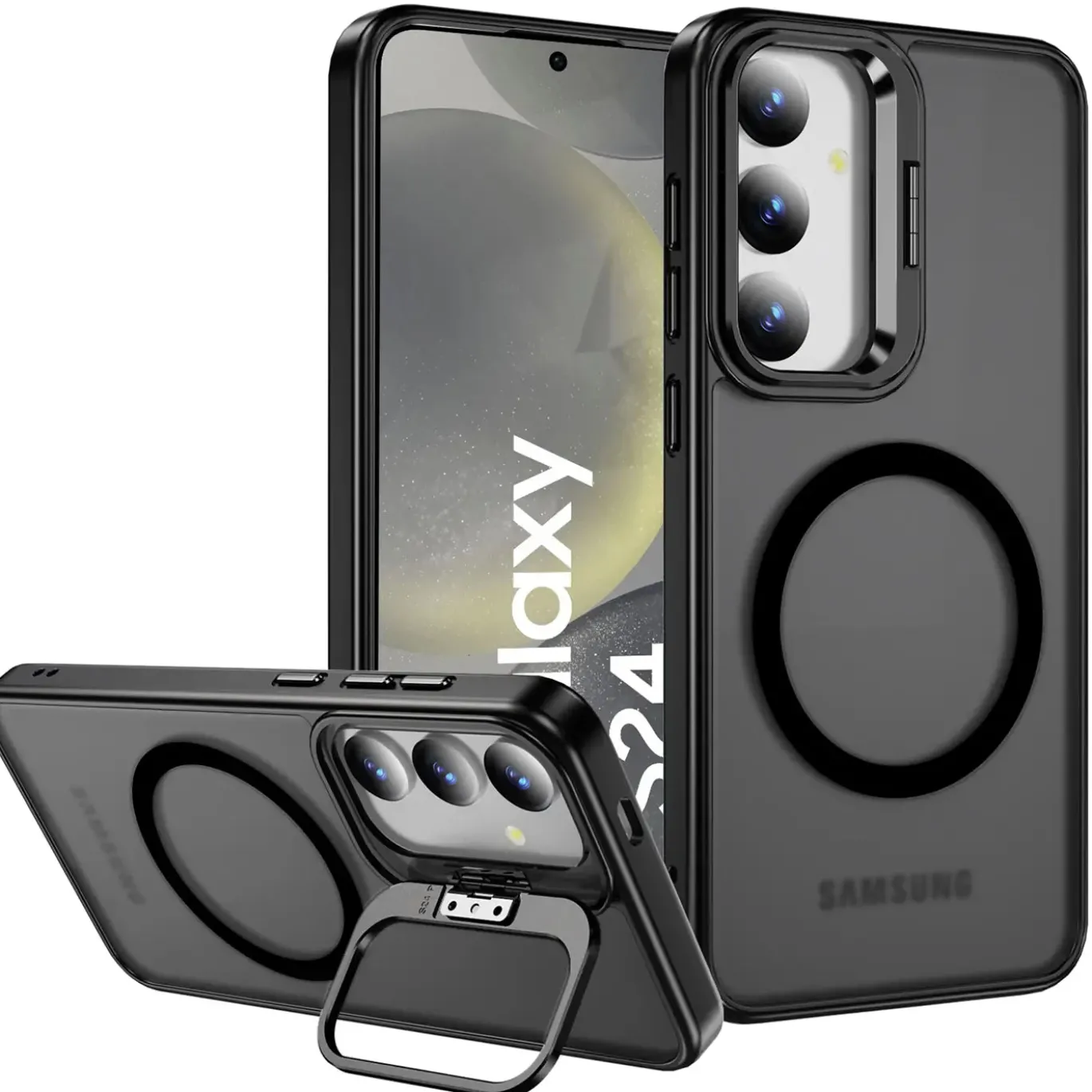 Samsung Galaxy S24 - Farbige MagSafe Hülle mit Ring
