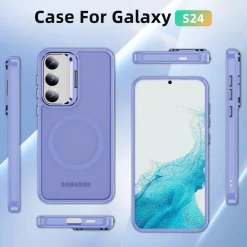 Samsung Galaxy S24 - Farbige MagSafe Hülle mit Ring
