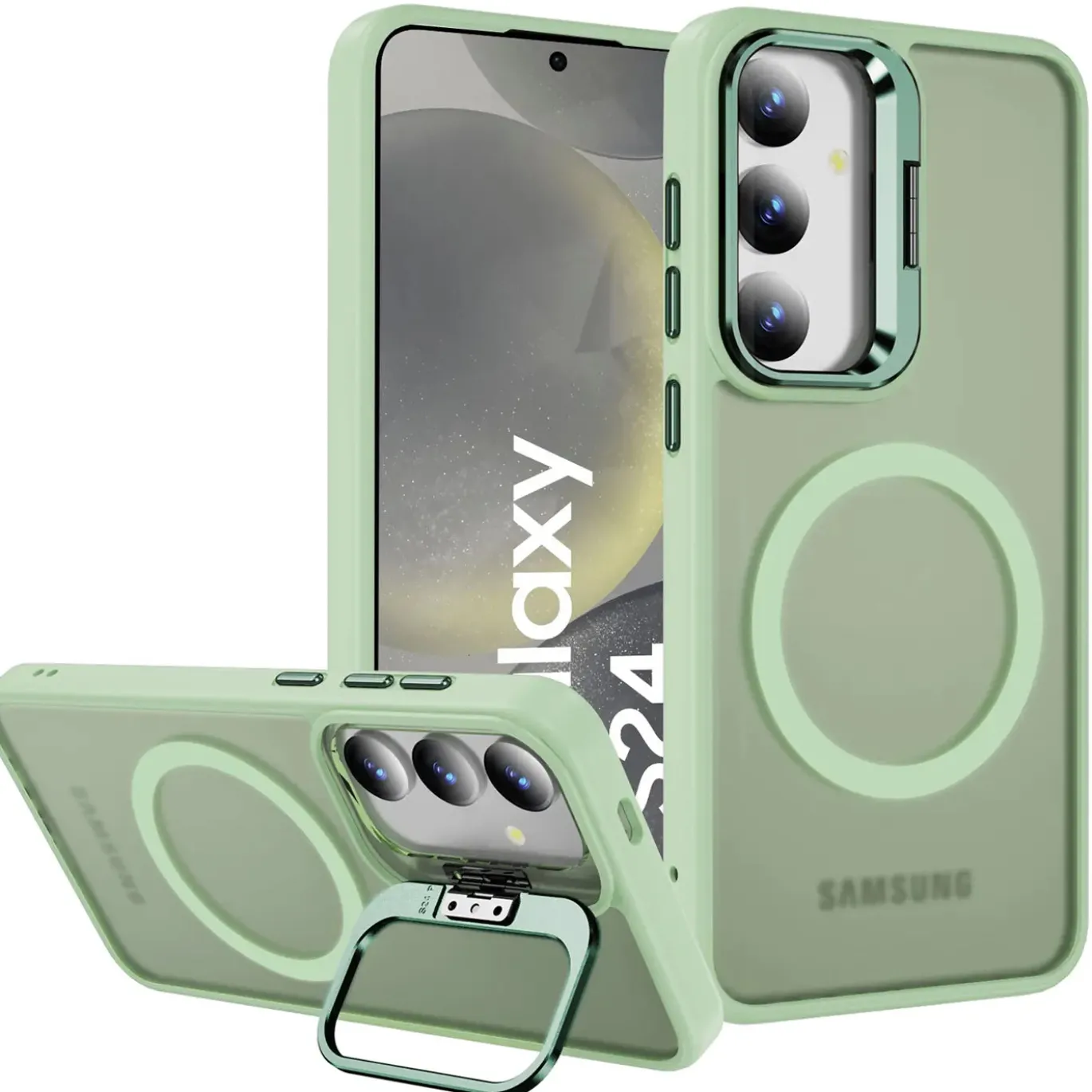 Samsung Galaxy S24 - Farbige MagSafe Hülle mit Ring