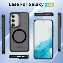 Samsung Galaxy S24 - Farbige MagSafe Hülle mit Ring