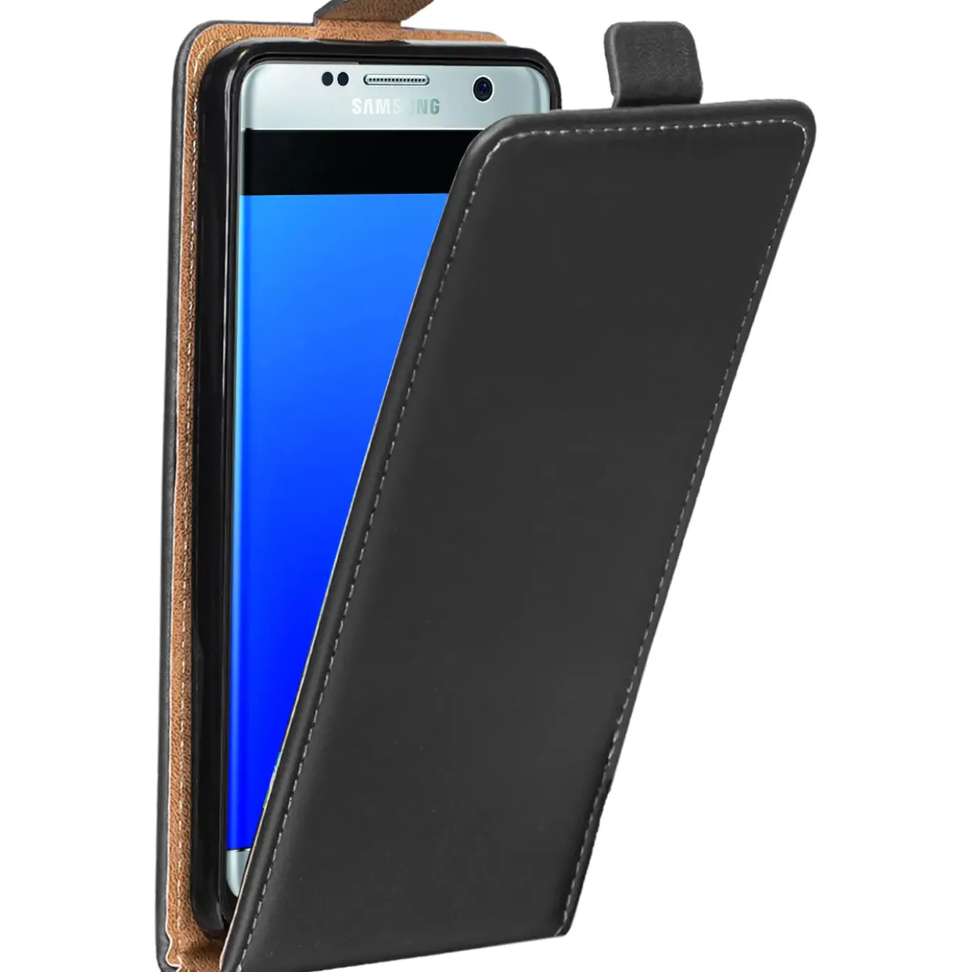 Samsung Galaxy S7 - Flip Hülle, horizontal klappbar