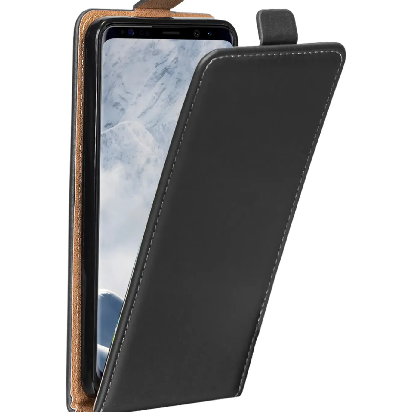 Samsung Galaxy S8 - Flip Hülle, horizontal klappbar
