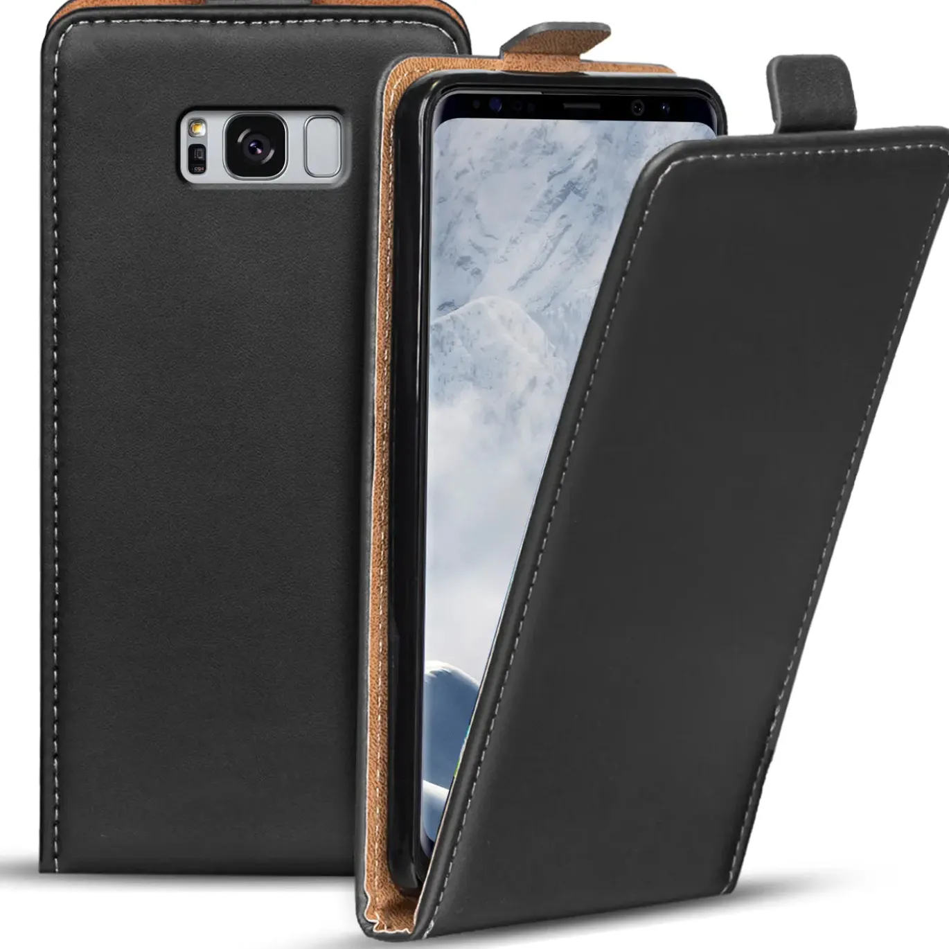 Samsung Galaxy S8 - Flip Hülle, horizontal klappbar