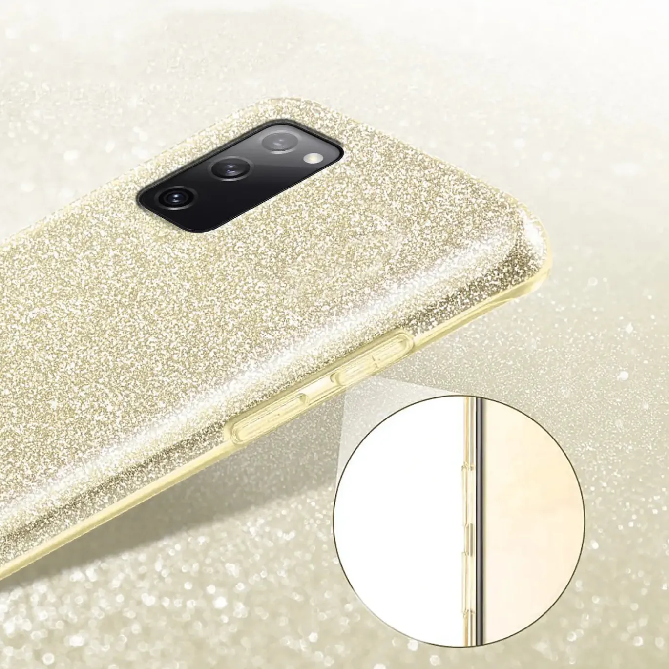 Samsung Galaxy S20 - Glitzer TPU Hülle