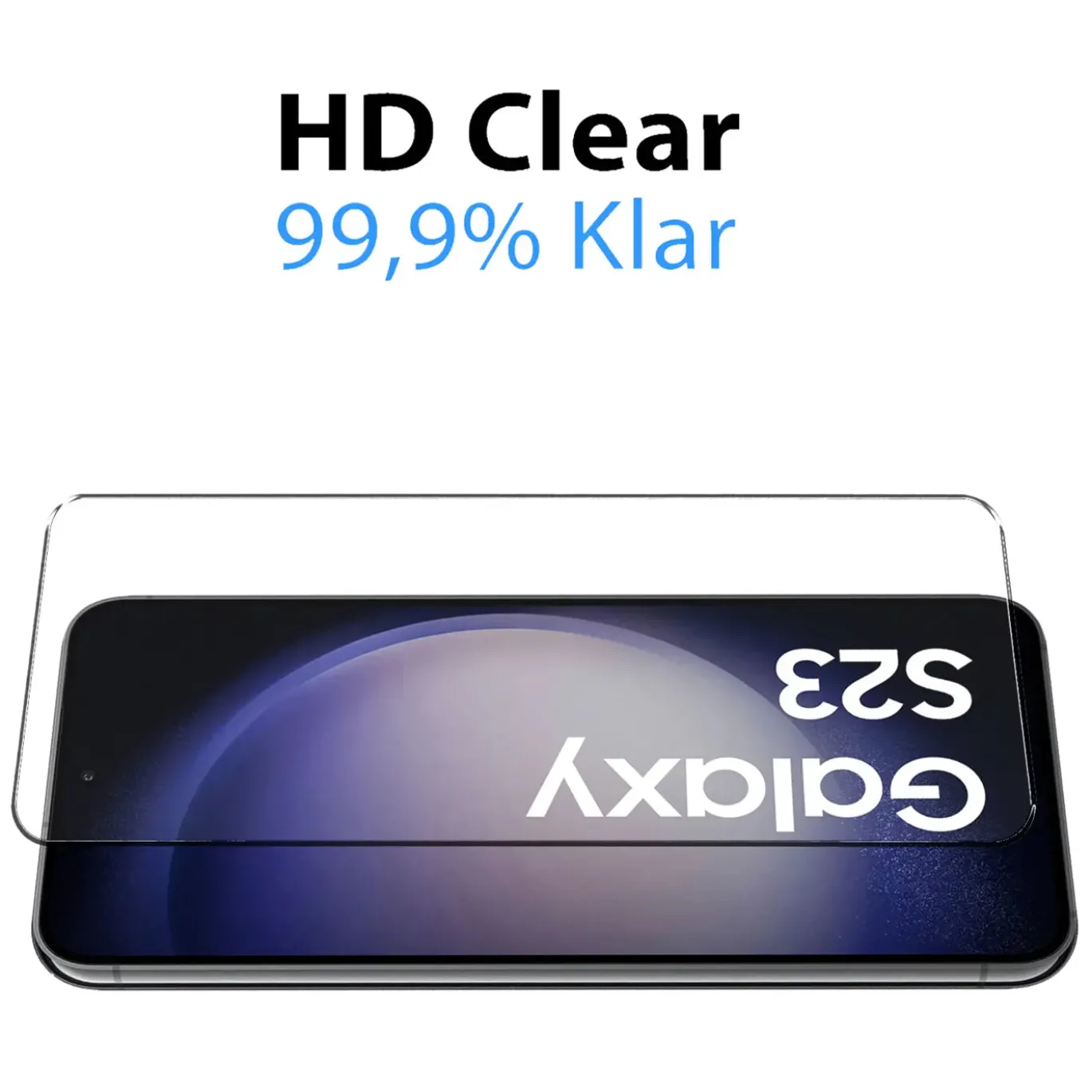 Samsung Galaxy S23 - 9H Displayschutzfolie 2x Display & Kamera