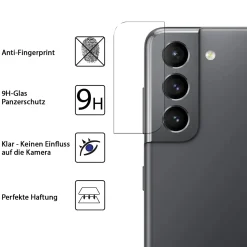 Samsung Galaxy S21 - 9H Displayschutzfolie 2x Display & Kamera