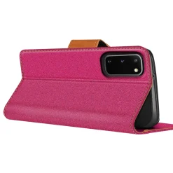 Samsung Galaxy S20 - Jeanslook Klapphülle mit Kartenfach