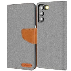 Samsung Galaxy S23 - Jeanslook Klapphülle mit Kartenfach