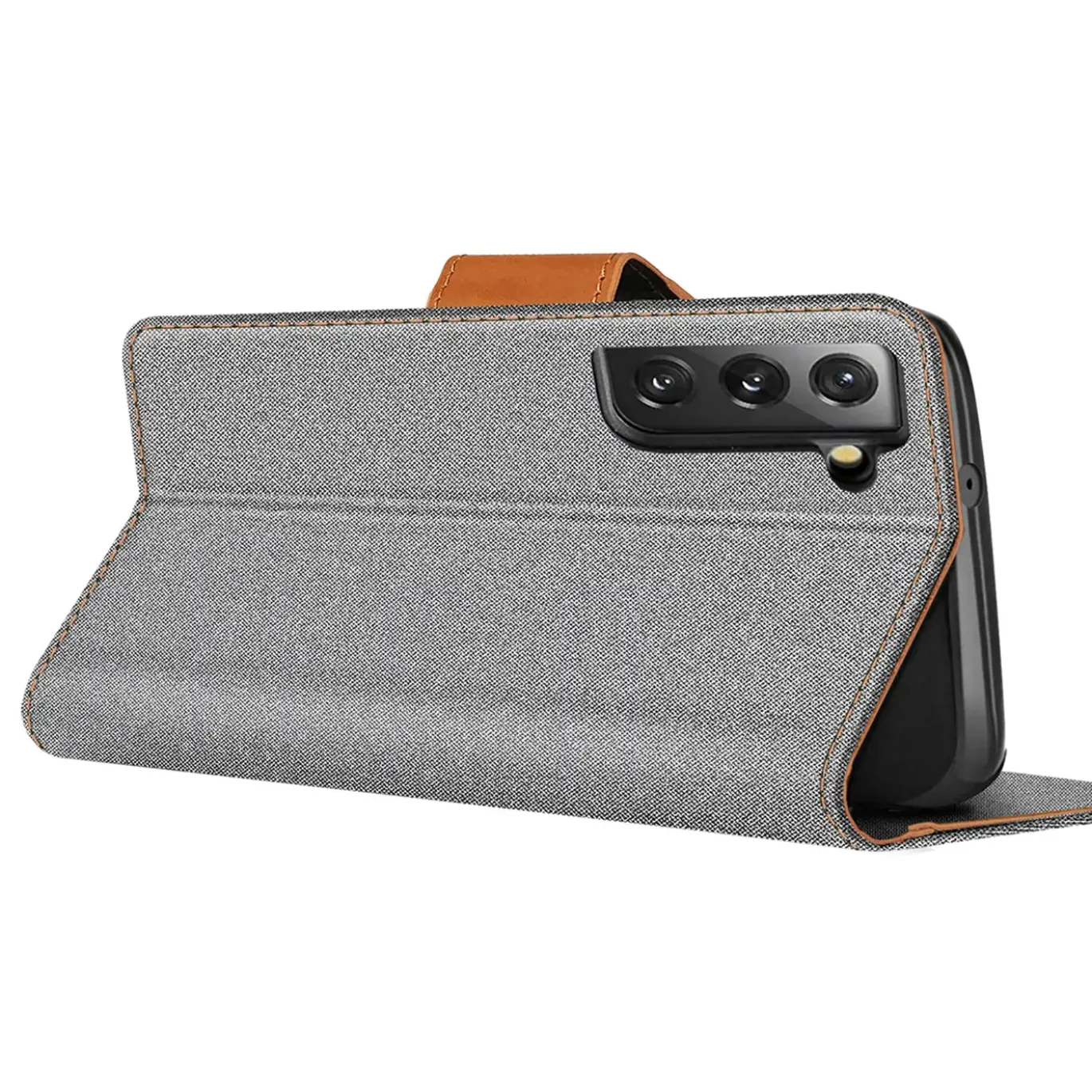 Samsung Galaxy S23 - Jeanslook Klapphülle mit Kartenfach