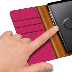 Samsung Galaxy S9 - Jeanslook Klapphülle mit Kartenfach