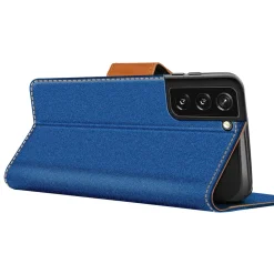 Samsung Galaxy S22 - Jeanslook Klapphülle mit Kartenfach