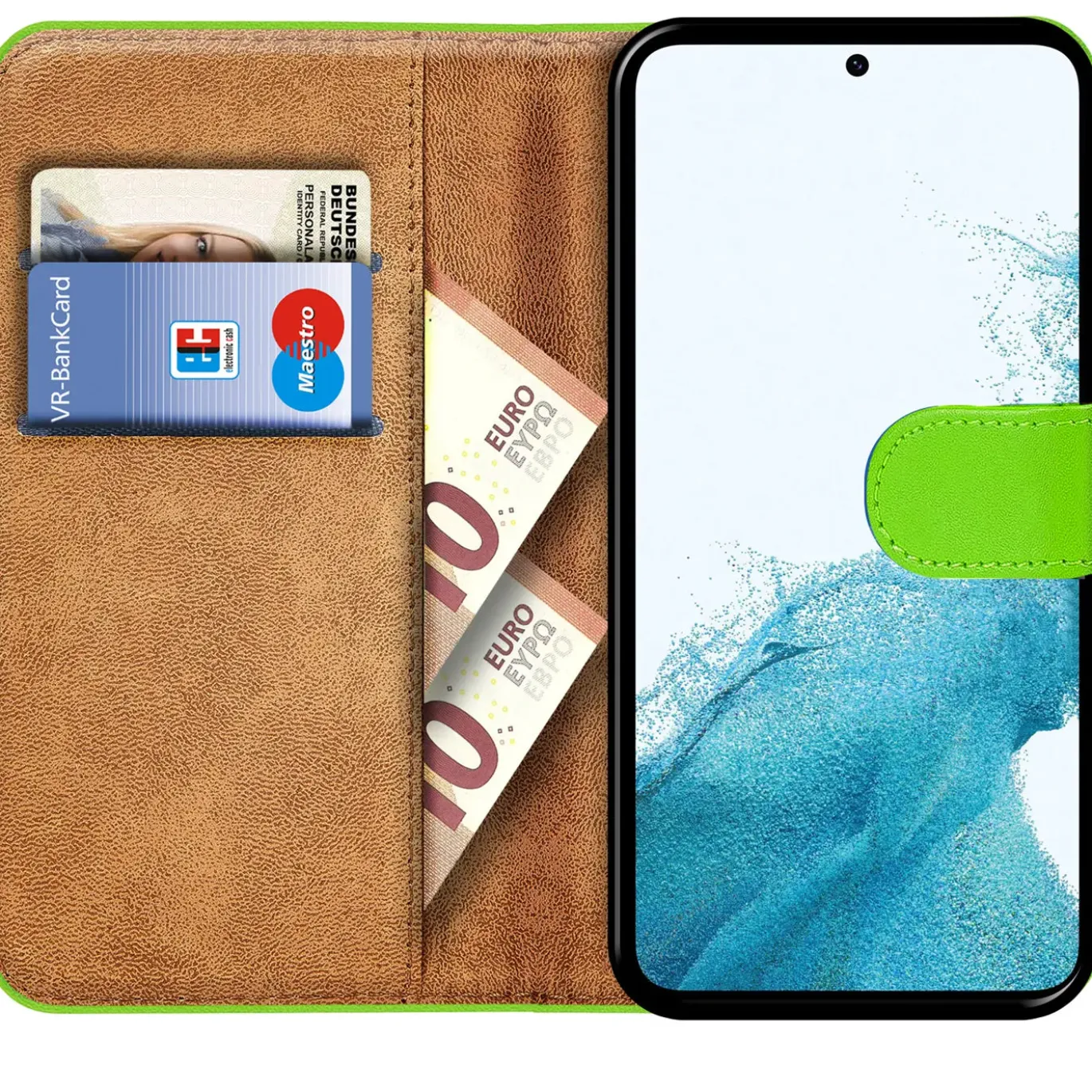 Samsung Galaxy S23 - Klapphülle mit Kartenfächern