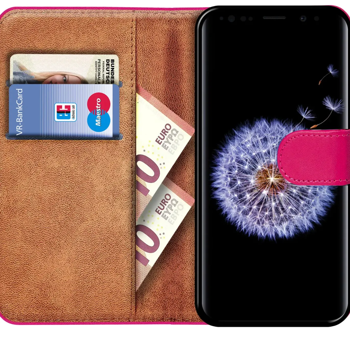 Samsung Galaxy S9 - Klapphülle mit Kartenfächern