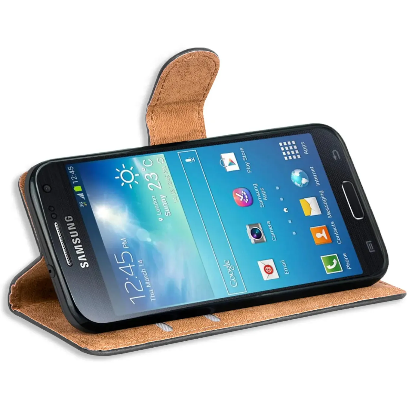 Samsung Galaxy S4 - Klapphülle mit Kartenfächern