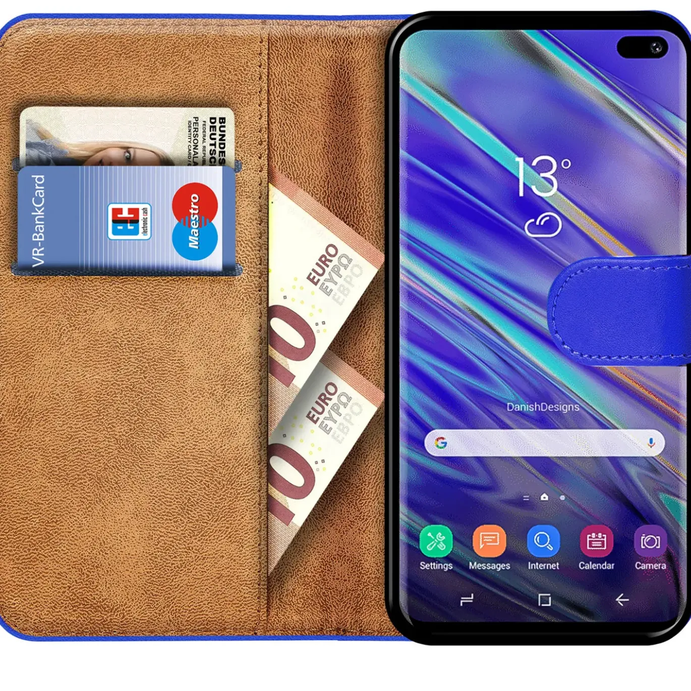 Samsung Galaxy S10 - Klapphülle mit Kartenfächern