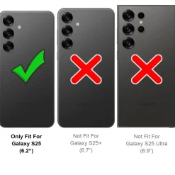 Samsung Galaxy S25 - Klapphülle mit Kartenfächern