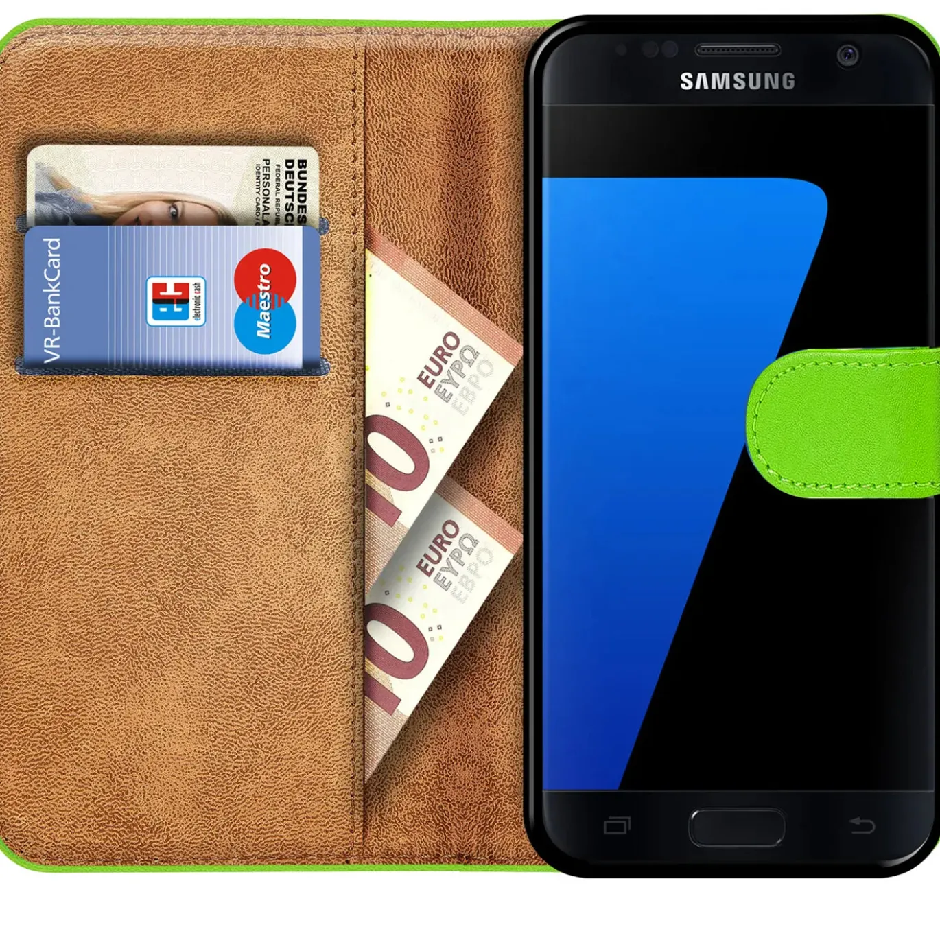 Samsung Galaxy S7 - Klapphülle mit Kartenfächern