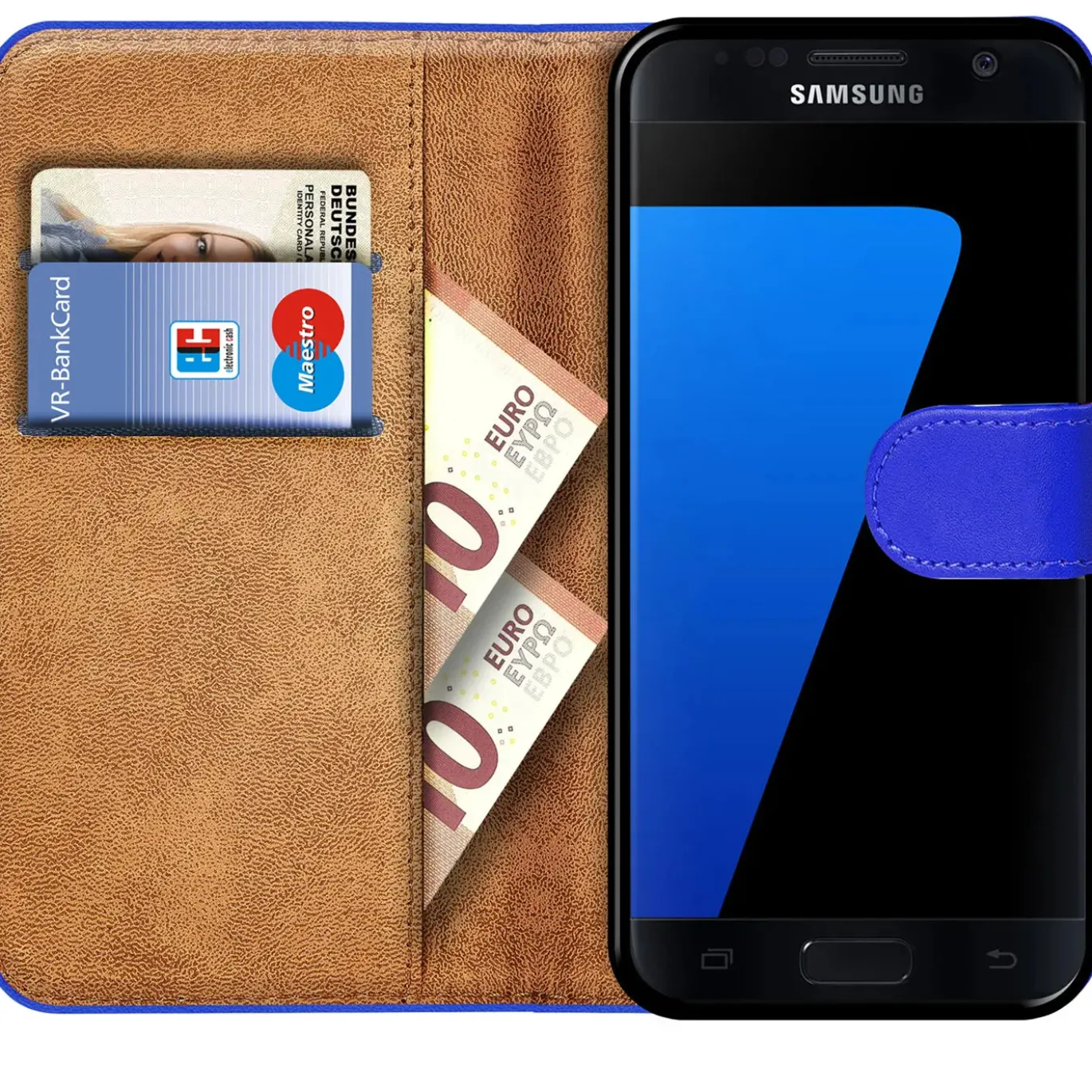 Samsung Galaxy S7 - Klapphülle mit Kartenfächern