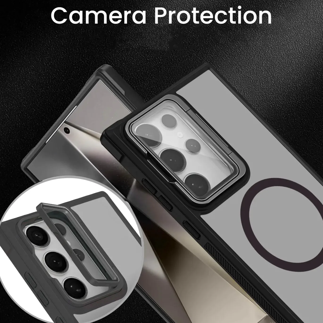 Samsung Galaxy S24 - MagSafe Hülle mit Glas & Schutzfunktion
