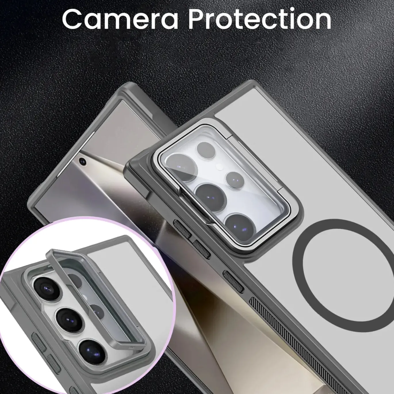 Samsung Galaxy S24 - MagSafe Hülle mit Glas & Schutzfunktion
