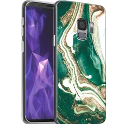 Samsung Galaxy S9 - Marmor & Sand Design Hülle