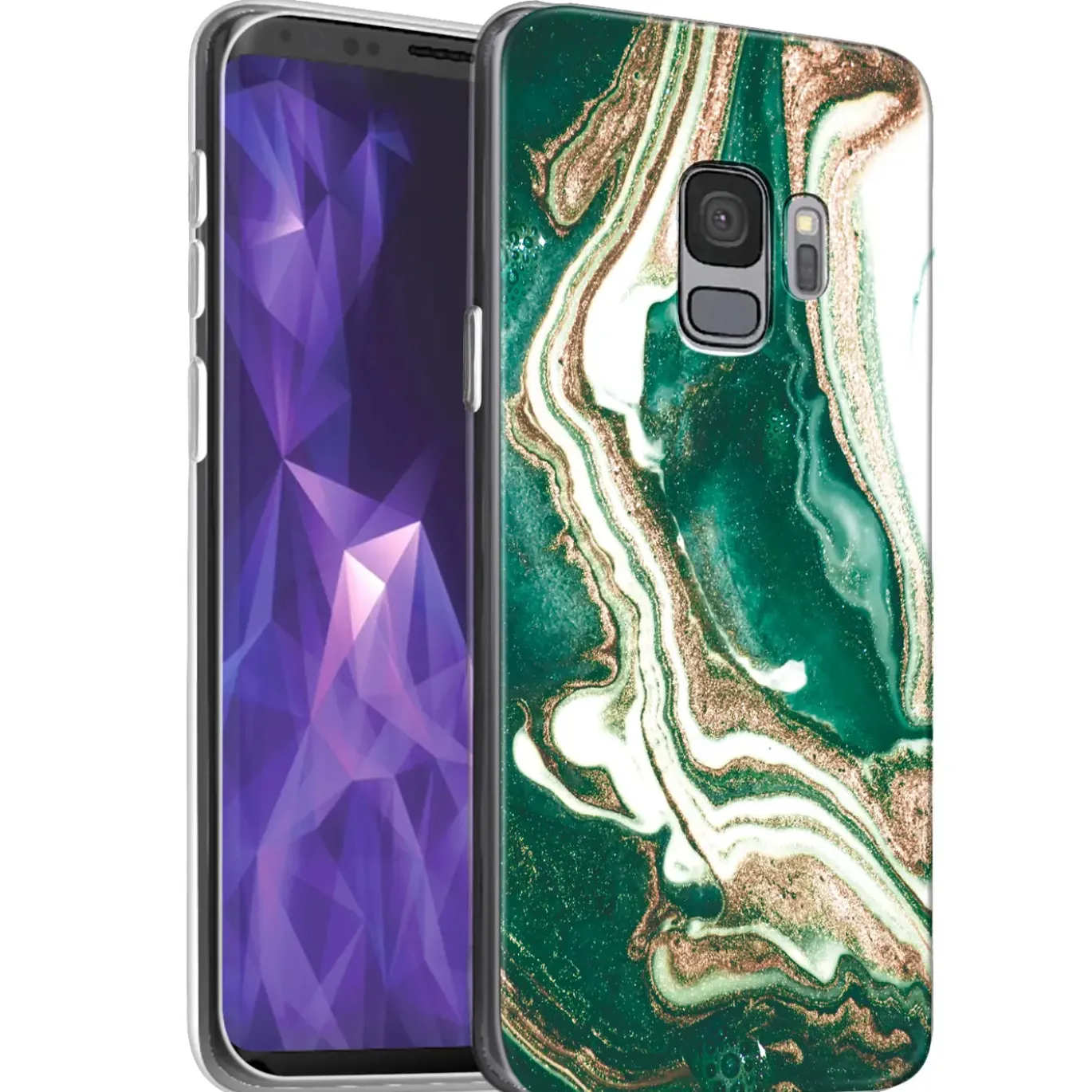 Samsung Galaxy S9 - Marmor & Sand Design Hülle