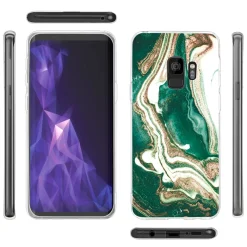 Samsung Galaxy S9 - Marmor & Sand Design Hülle