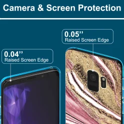 Samsung Galaxy S9 - Marmor & Sand Design Hülle