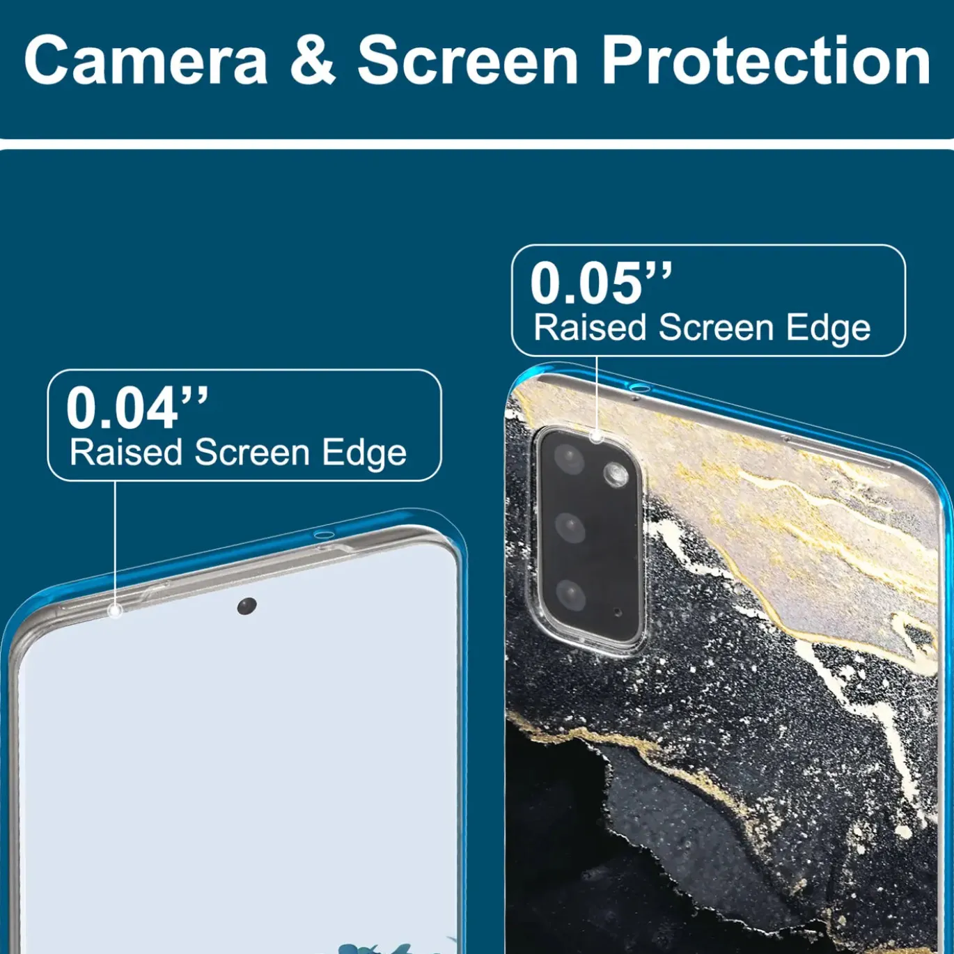 Samsung Galaxy S20 - Marmor & Sand Design Hülle