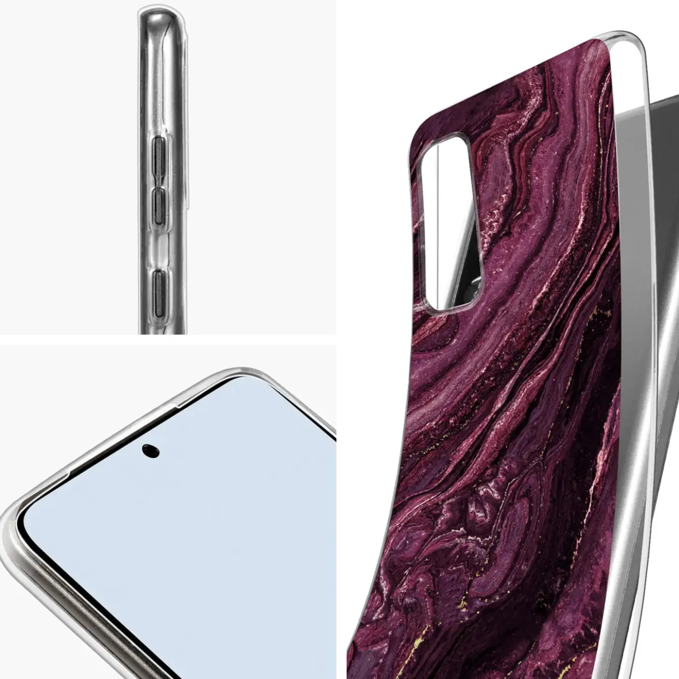 Samsung Galaxy S20 - Marmor & Sand Design Hülle