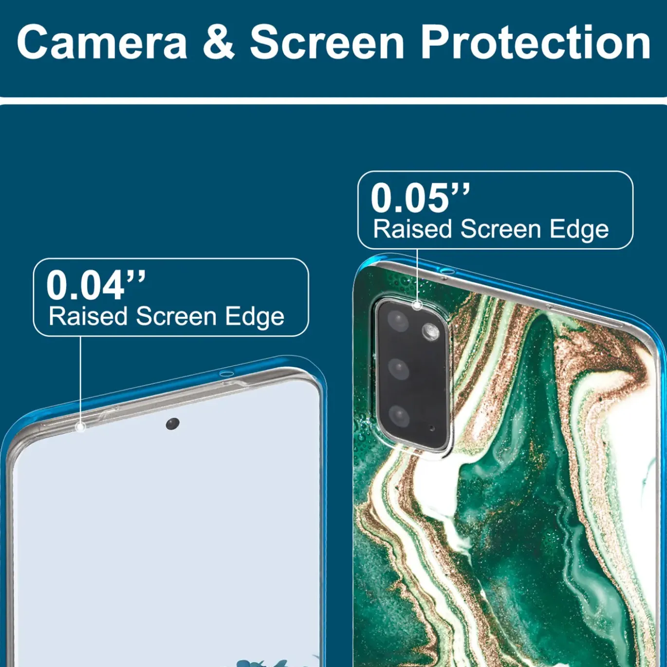 Samsung Galaxy S20 - Marmor & Sand Design Hülle