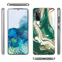 Samsung Galaxy S20 - Marmor & Sand Design Hülle