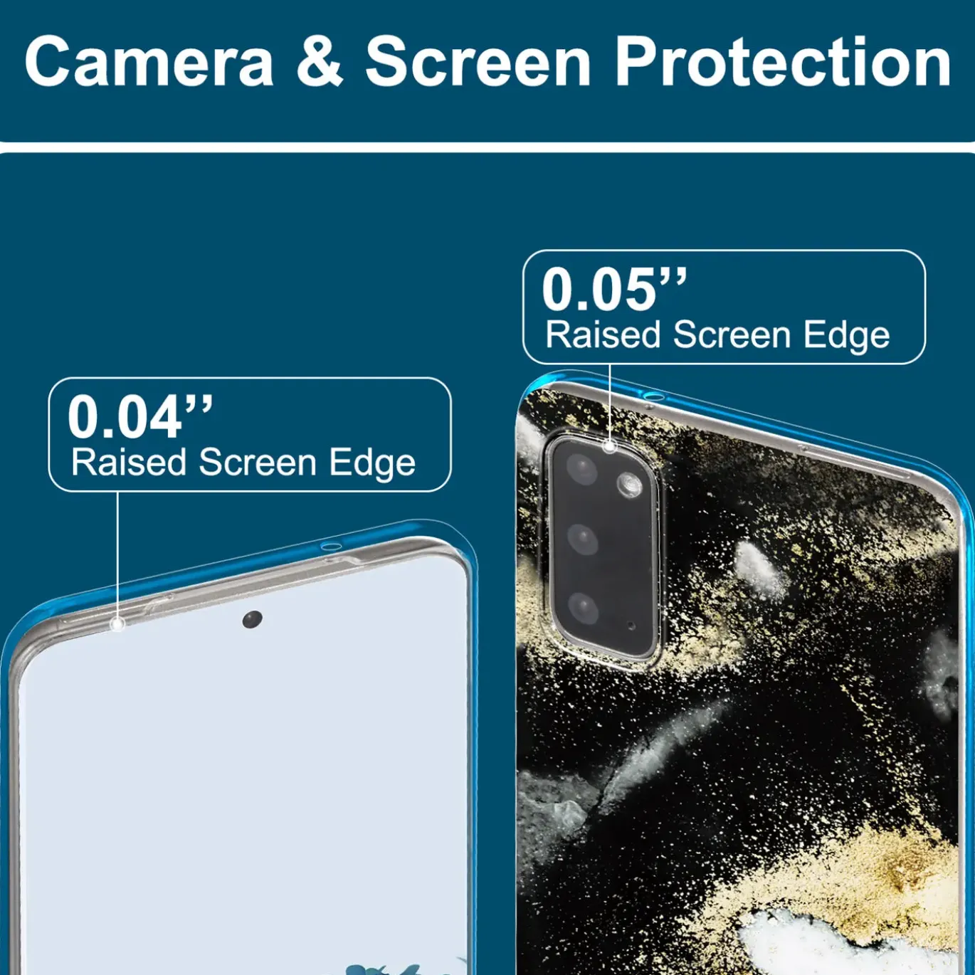 Samsung Galaxy S20 - Marmor & Sand Design Hülle