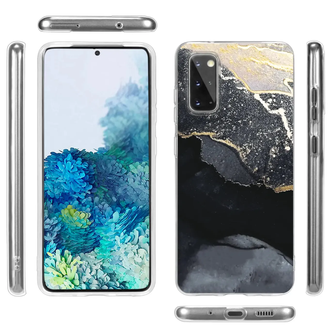Samsung Galaxy S20 - Marmor & Sand Design Hülle