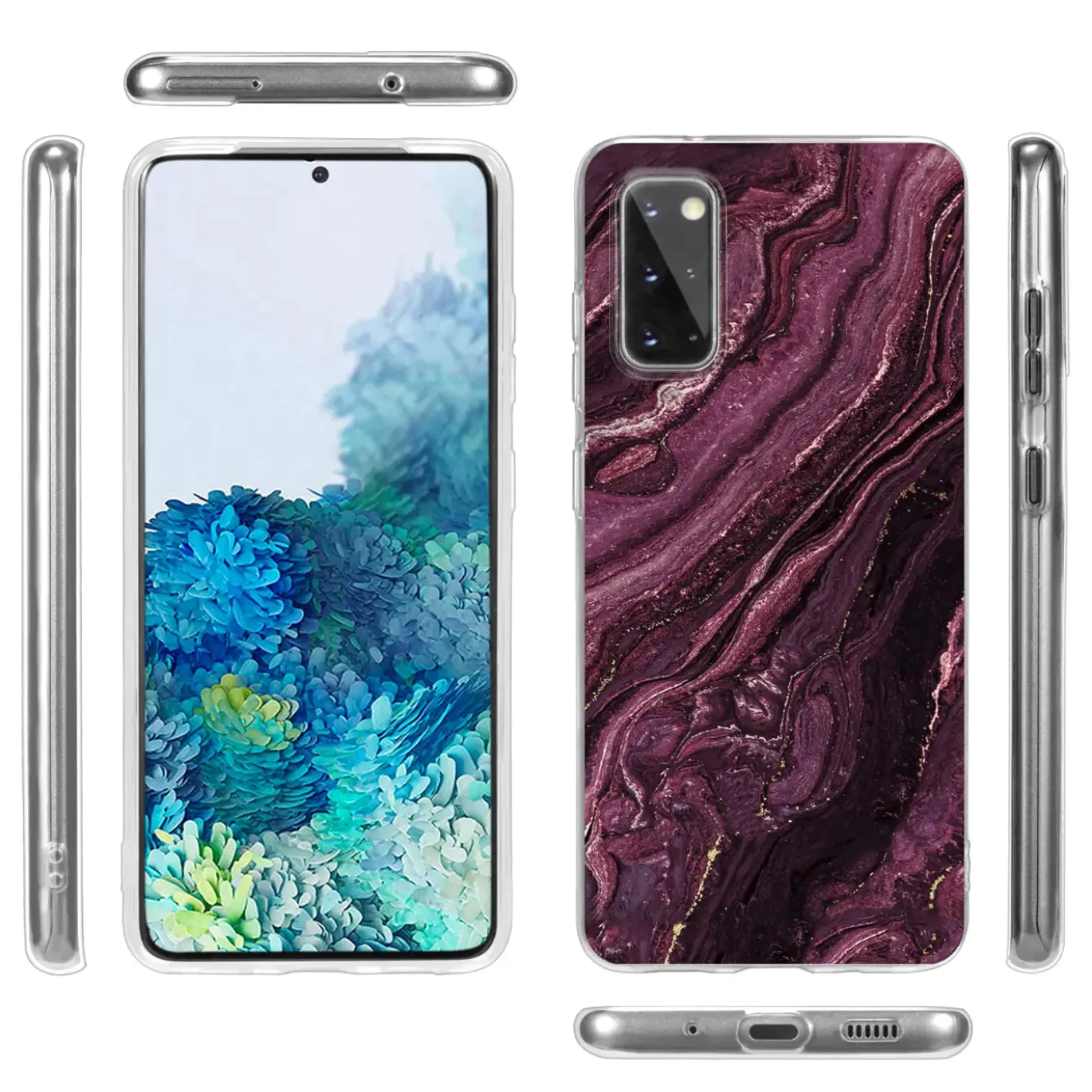 Samsung Galaxy S20 - Marmor & Sand Design Hülle