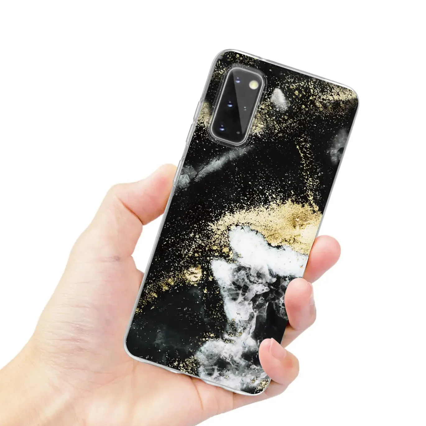 Samsung Galaxy S20 - Marmor & Sand Design Hülle