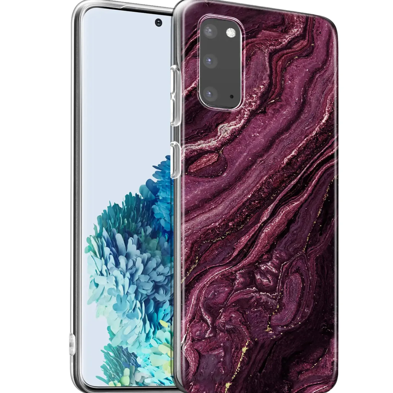 Samsung Galaxy S20 - Marmor & Sand Design Hülle