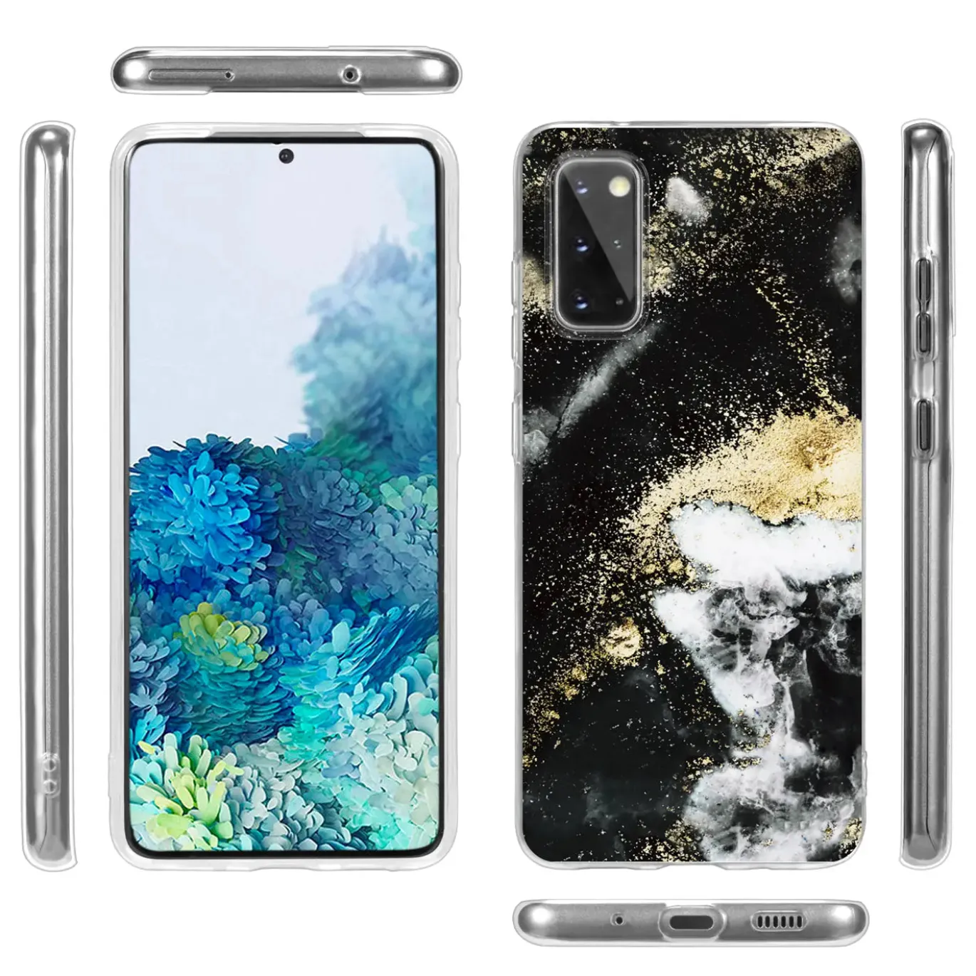 Samsung Galaxy S20 - Marmor & Sand Design Hülle