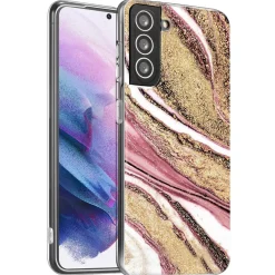 Samsung Galaxy S22 - Marmor & Sand Design Hülle
