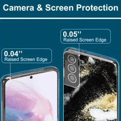 Samsung Galaxy S21 - Marmor & Sand Design Hülle